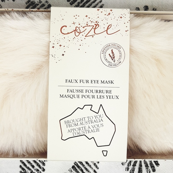New Cozee Faux Fur Sleep Mask - Picture 5 of 8